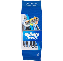 Gillette Blue 3 jednorazowe maszynki do golenia dla mężczyzn 4szt