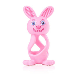 Brush-Baby Bobbie Bunny Teether zabawka-gryzak dla niemowląt Rose Pink