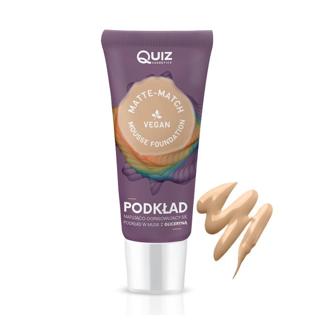 Quiz Cosmetics Matte-Match Mousse Foundation lekki podkład o konsystencji musu