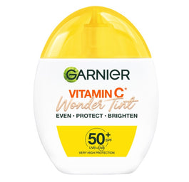 Garnier Vitamin C Wonder Tint lekki barwiący fluid do twarzy SPF50+