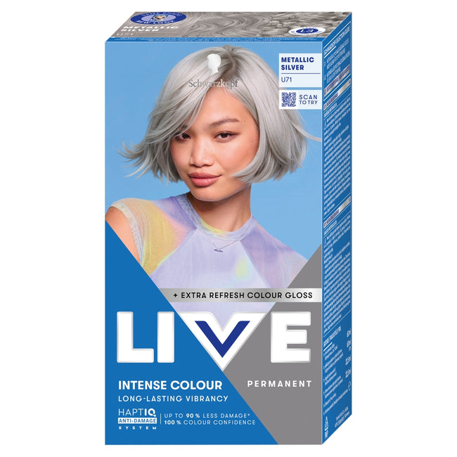 Schwarzkopf Live Intense Colour farba do włosów U71 Metallic Silver
