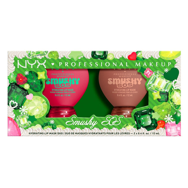 NYX Professional MakeUp Smushy SOS Duo zestaw nawilżających maseczek do ust 2x12ml