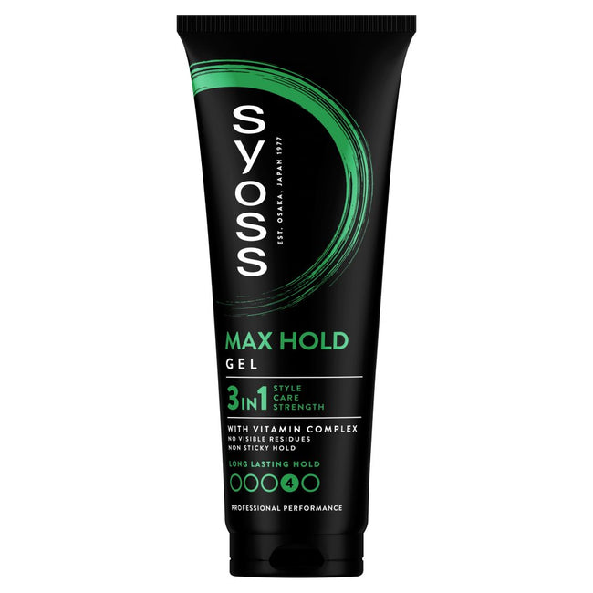 Syoss Max Hold Gel żel do włosów Mega Strong Hold 250ml