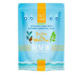 INA ESSENTIALS Renew sól do kąpieli z drzewem herbacianym i sosną białą 330g