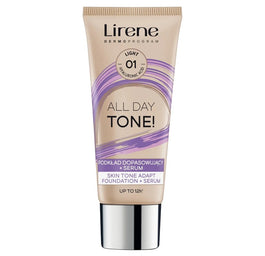 Lirene All Day Tone! podkład dopasowujący + serum