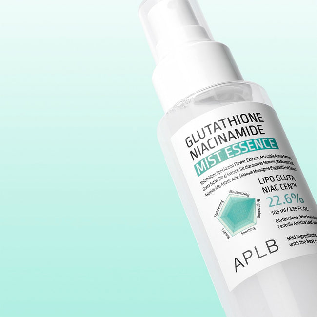 APLB Glutathione Niacinamide Mist Essence rozjaśniająca esencja w mgiełce 105ml