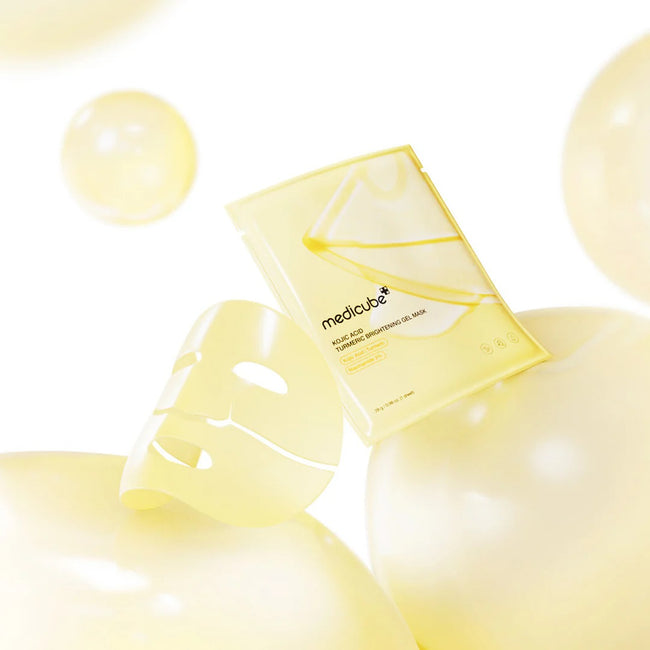 Medicube Kojic Acid Turmeric Brightening Gel Mask rozświetlająca maska do twarzy 4x28g