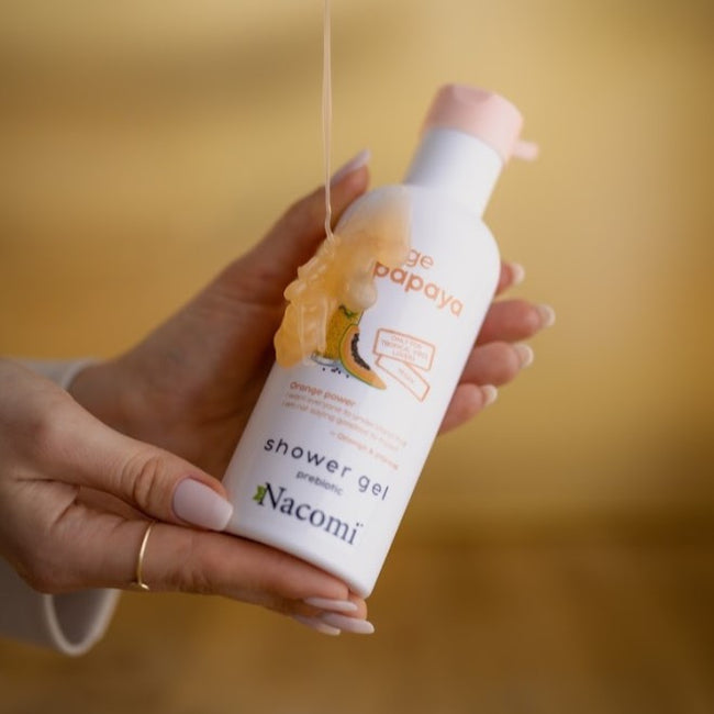 Nacomi Żel pod prysznic pomarańcza i papaja 300ml