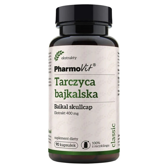 Pharmovit Tarczyca bajkalska 400 mg suplement diety 90 kapsułek