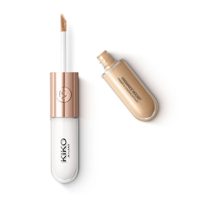 KIKO Milano Radiance Boost Primer & Concealer Duo primer i korektor pod oczy dwa w jednym