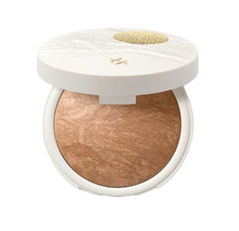 KIKO Milano Gold Reflections Sunkissed Baked Bronzer wypiekany bronzer do twarzy 01 Honey 20g