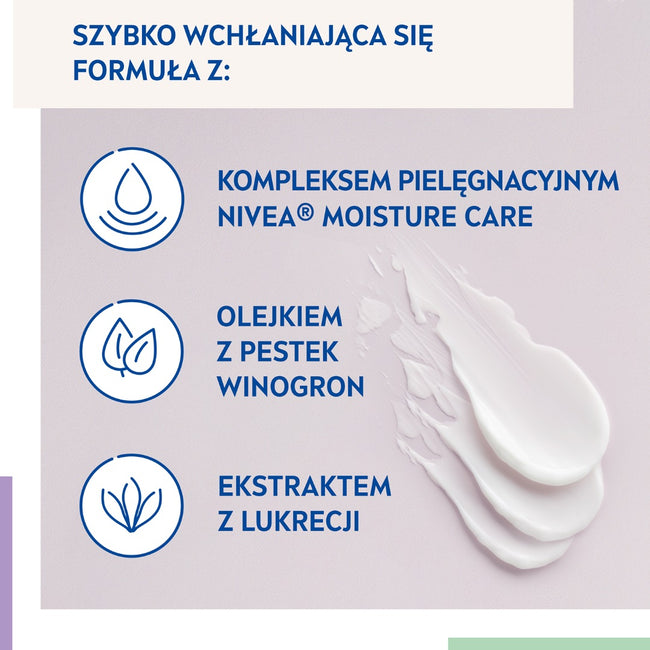 Nivea 24H Nawilżenia kojący krem na dzień SPF15 50ml