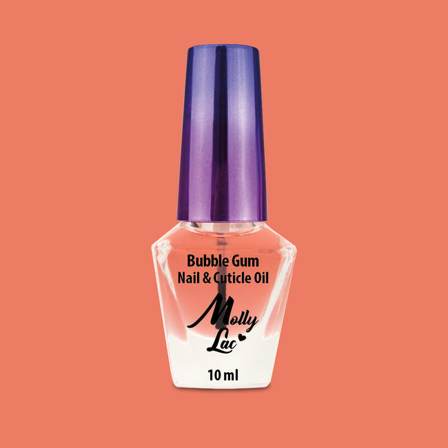 MollyLac Nail & Cuticle Oil oliwka do skórek i paznokci Bubble Gum 10ml