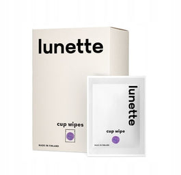 Lunette Cup Wipes chusteczki do czyszczenia kubeczków i dysków menstruacyjnych 20szt.