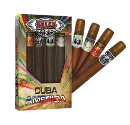 Cuba Original Cuba America zestaw Black woda toaletowa spray 35ml + Green woda toaletowa spray 35ml + Brown woda toaletowa spray 35ml + Grey woda toaletowa spray 35ml