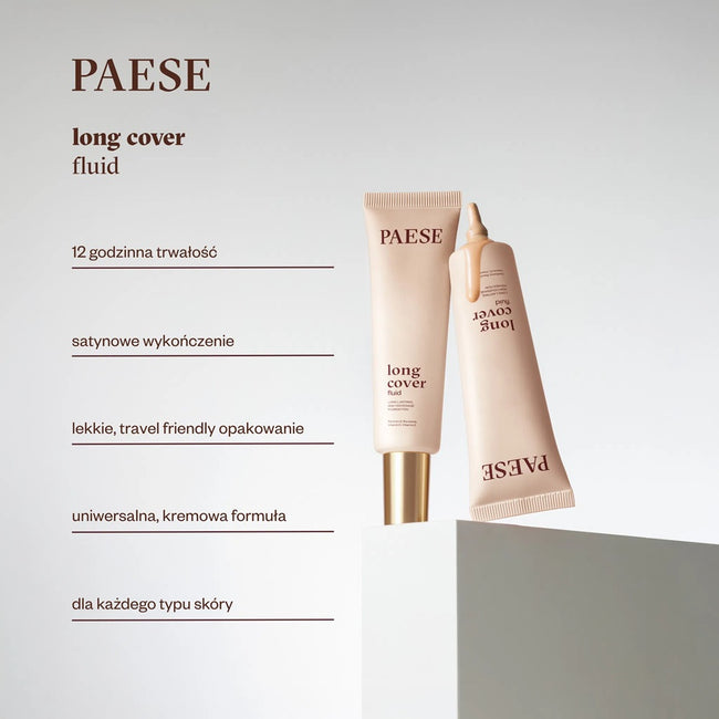 Paese Long Cover Fluid kryjący podkład do twarzy 30ml