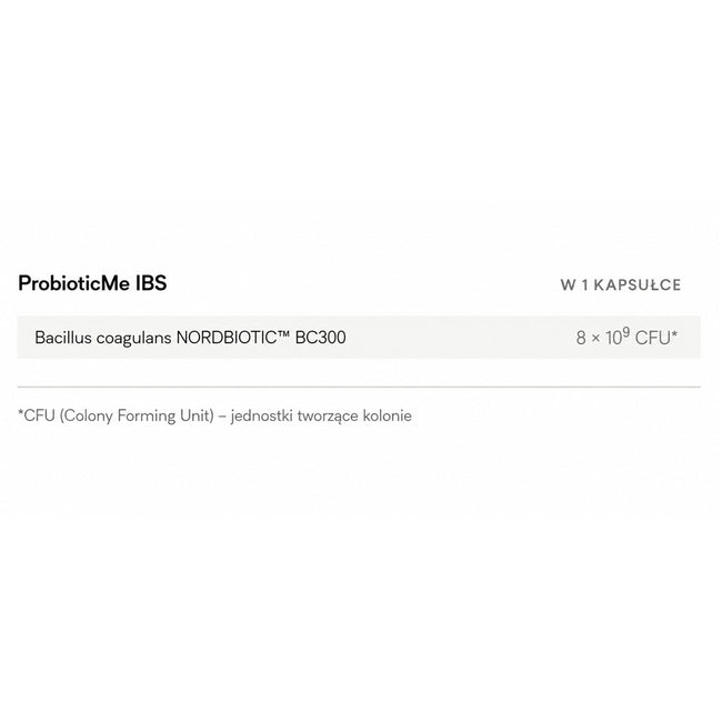 HealthLabs ProbioticMe IBS suplement diety 30 kapsułek