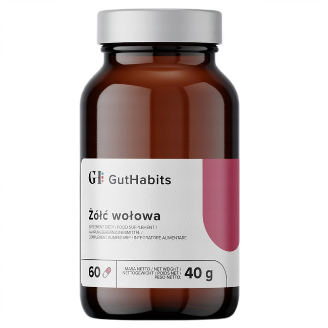 GutHabits Żółć wołowa suplement diety 60 kapsułek
