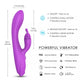 S-HANDE Naughty wibrator podgrzewany z 9 trybami wibracji Purple