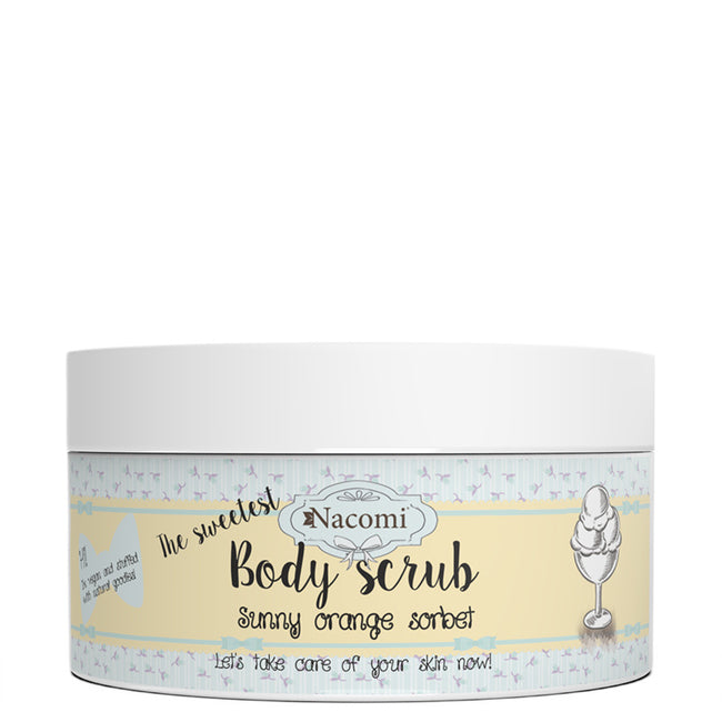 Nacomi Cukrowy peeling do ciała pomarańczowy sorbet 125g