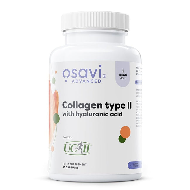 Osavi Kolagen typu II z kwasem hialuronowym 60 kapsułek