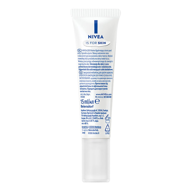 Nivea Q10 Przeciwzmarszczkowe Ujędrnienie krem pod oczy 15ml