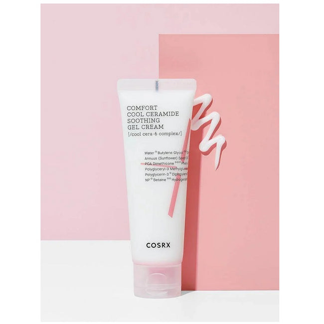 COSRX Balancium Comfort Cool Ceramide Soothing Gel Cream łagodzący krem-żel do twarzy z ceramidami 85ml