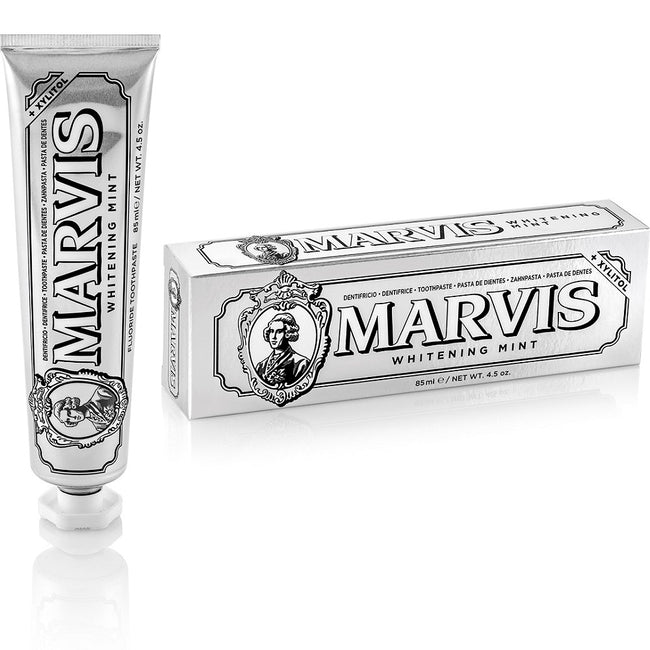 MARVIS Whitening Mint wybielająca pasta do zębów z fluorem 85ml