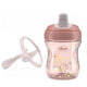 Chicco Training Cup kubek niekapek z twardym ustnikiem 6m+ Brzoskwiniowy 200ml
