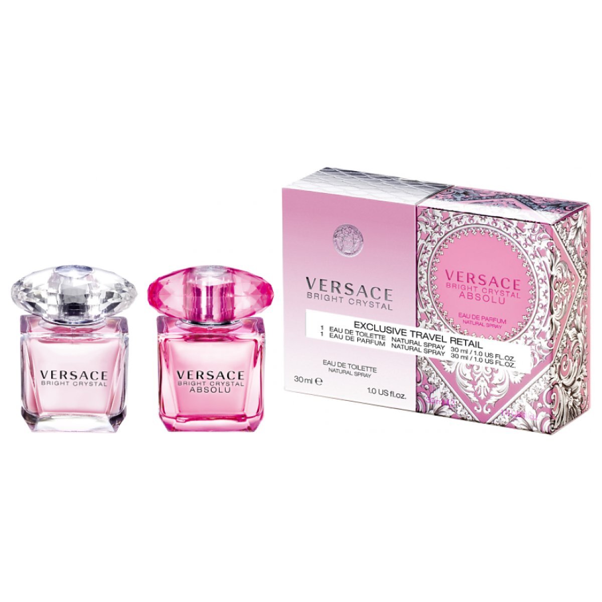 versace bright crystal absolu woda perfumowana 30 ml   zestaw 