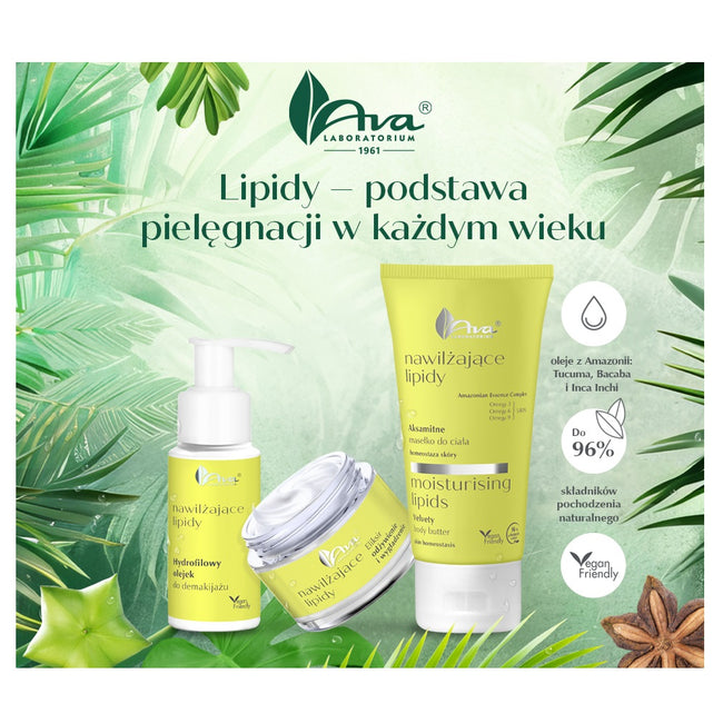 Ava Laboratorium Nawilżające Lipidy aksamitne masełko do ciała 150ml