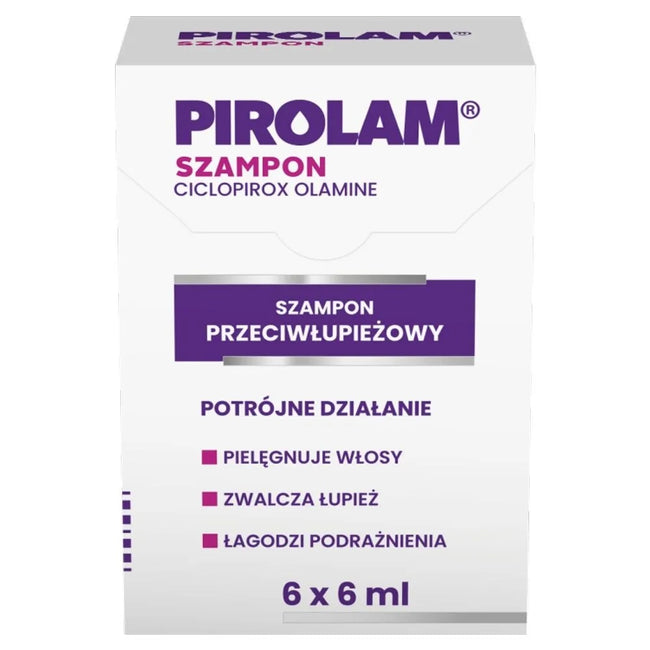 Pirolam Szampon przeciwłupieżowy 6x6ml