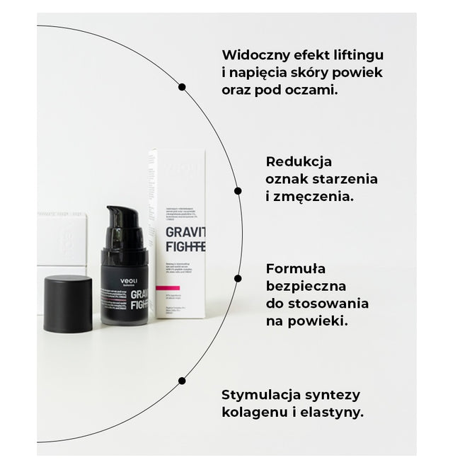 Veoli Botanica Gravity Fighter napinająco-odmładzające serum pod oczy i na powieki 15ml