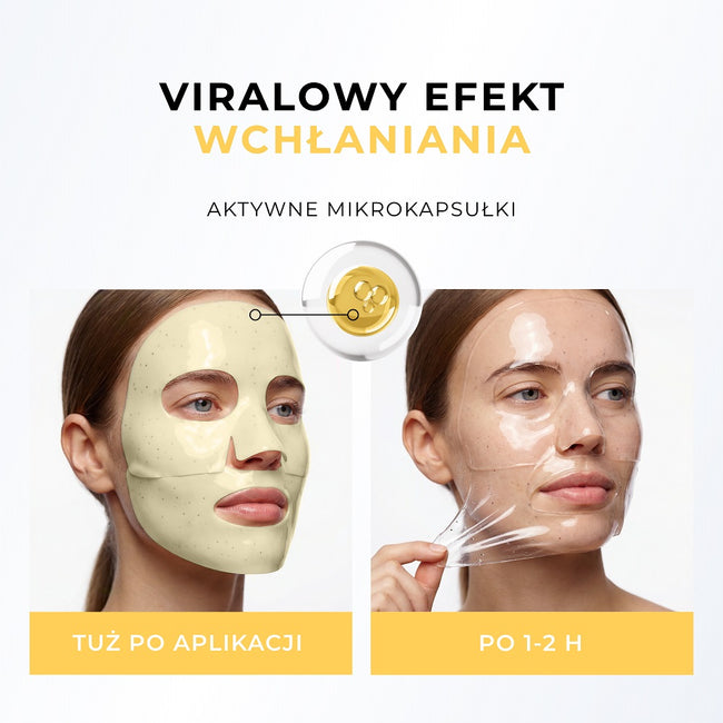 L'biotica Maska kolagenowa z ceramidami w mikrokapsułkach Regeneracja i Nawilżenie 1szt.
