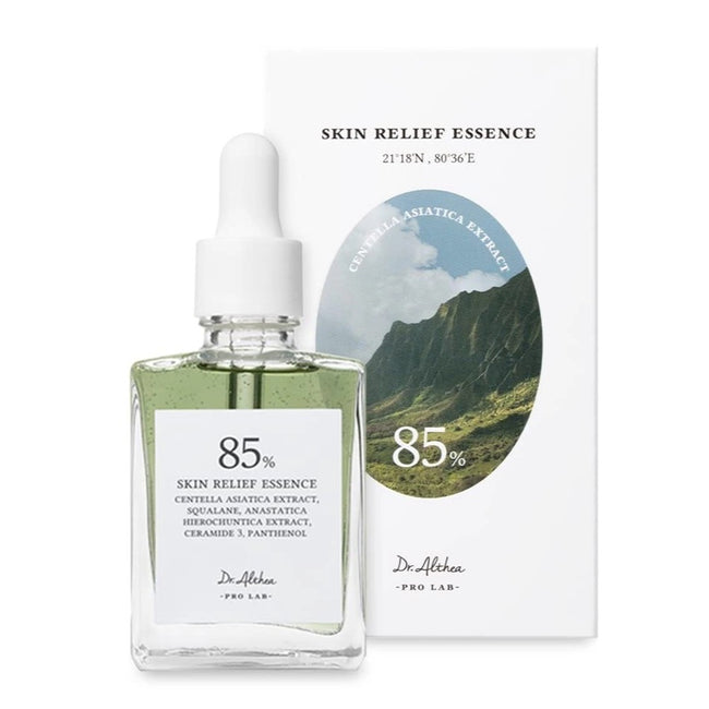 Dr. Althea 85% Skin Relief Essence kojąca esencja w formie ampułki z 85% ekstraktu z wąkroty azjatyckiej 30ml