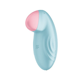 Satisfyer Tropical Tip wibrator stymulujący łechtaczkę Light Blue