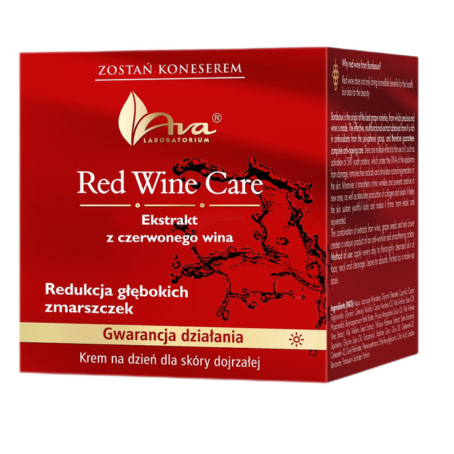 Ava Laboratorium Red Wine Care przeciwzmarszczkowy krem na dzień do skóry dojrzałej 50ml