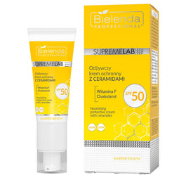Bielenda Professional SupremeLab Barrier Renew odżywczy krem ochronny z ceramidami SPF50 40ml