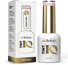 Clavier Nailsology Tint IQ Top Coat top hybrydowy TT01 Iconic Pink 8ml