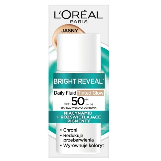 L'Oreal Paris Bright Reveal fluid redukujący przebarwienia z SPF50+ Odcień Jasny 50ml
