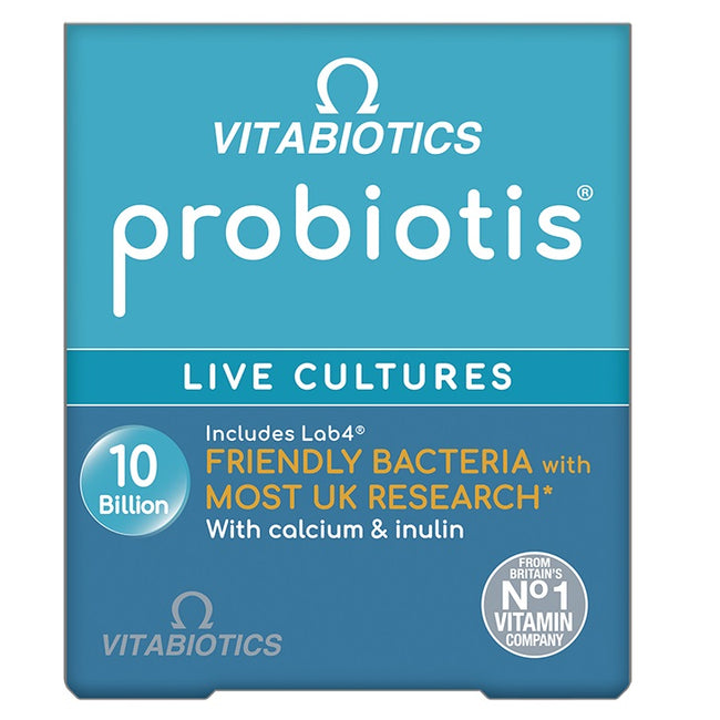 Vitabiotics Probiotis Live Cultures probiotyk suplement diety 30 kapsułek