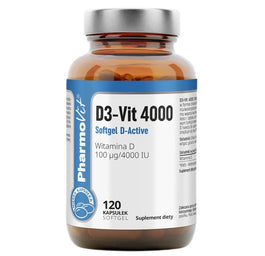Pharmovit D3-Vit 4000 suplement diety 120 kapsułek