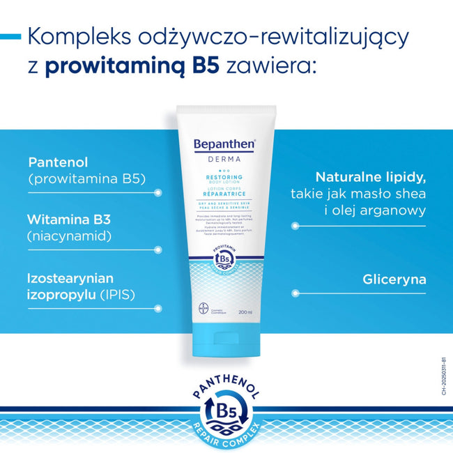Bepanthen Derma nawilżająco-odżywczy balsam do ciała 200ml