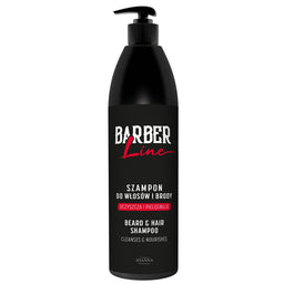 Joanna Professional Barber Line szampon do włosów i brody 1000ml