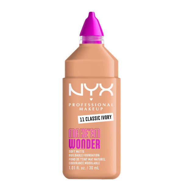 NYX Professional MakeUp Make'Em Wonder podkład do twarzy z długotrwałym kryciem