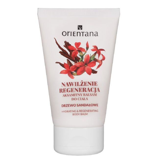 ORIENTANA Nawilżenie Regeneracja aksamitny balsam do ciała Drzewo Sandałowe 125ml