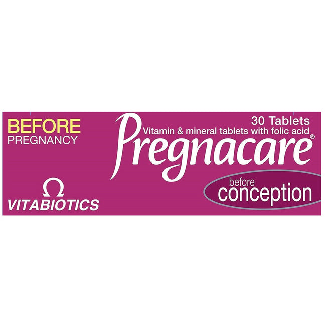 Vitabiotics Pregnacare Before Conception suplement diety dla kobiet przed poczęciem dziecka 30 tabletek