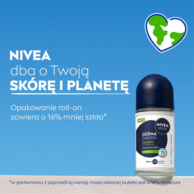 Nivea Men Derma Control Sensitive antyperspirant w kulce 50ml