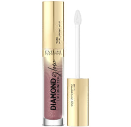 Eveline Cosmetics Diamond Glow Lip Luminizer błyszczyk do ust z kwasem hialuronowym 11 Rose Nude 4.5ml