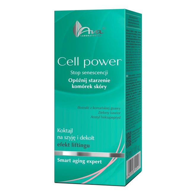 Ava Laboratorium Cell Power koktajl na szyję i dekolt efekt liftingu 30ml